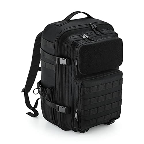 Image of BagBase BG850 MOLLE Tactical 35L Backpack - Black