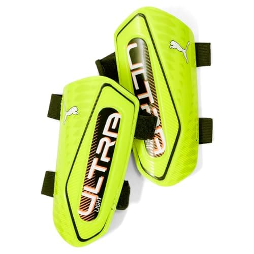 Image of Puma Cloud Ultra Light Strap Shin Guards Lime/black M