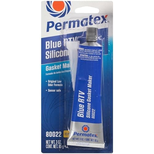 Image of Permatex 80022 Sensor-Safe Blue RTV Silicone Gasket Maker, 3 oz. Tube