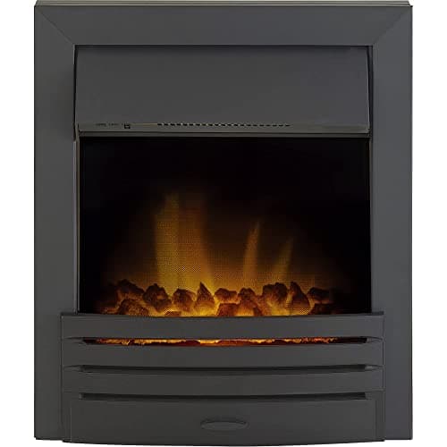 Image of Adam Eclipse Electric Fire in Black with Remote Control