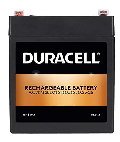Image of Duracell Original DR5-12 12V 5Ah SLA Battery – Valve Regulated Sealed Lead Acid VRLA – 5 Year Design Life – Replacement for NP5-12, NP5-12T, LSLA5-12, HSC12-5, LP12-5.0 – Alarm, UPS & Backup Power