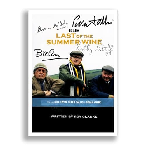 Image of Memorabilia Last Of The Summer Wine Cast Signed Autograph Signature A4 Poster Photo Print Photograph Wall Art Picture TV Show Series Season DVD (A4 POSTER ONLY)
