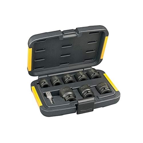 Image of DeWalt DEWALT DT7507 Impact Socket Set of 9 Metric 1/2in Drive