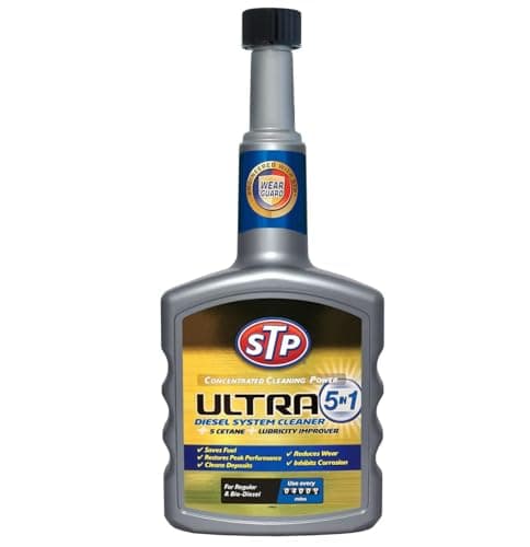 Image of STP 5 in 1 Diesel Fuel System Cleaner – Advanced Formula to Clean Injectors, Reduce Emissions, Improve MPG, Restore Performance & Prevent Engine Knock – 400ml