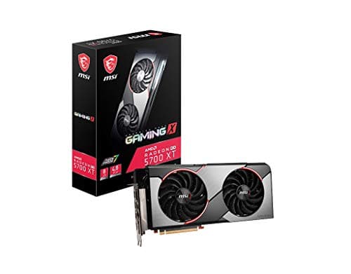 Image of MSI RADEON RX 5700 XT GAMING X Graphics Card '8GB GDDR6, 1980Hz, RGB Mystic Light, AMD NAVI 10 XT GPU, 3x DisplayPort, HDMI, Dual Fan Cooling System'
