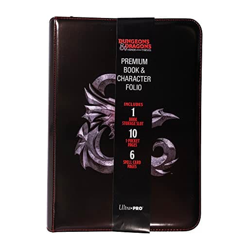 Image of Ultra PRO - Dungeons & Dragons: Honor Among Thieves Printed Leatherette Book Folio - Perfect for Protecting Your Players Handbook, Sized to Fit D&D Sourcebook, Includes Six 9-Pocket Pages for Cards