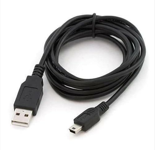 Image of iSeventy9 2m MINI USB DATA & CHARGING CABLE LEAD COMPATIBLE FOR Garmin GPS Edge 200 500 605 705 810 Touring, SAT NAV-Black