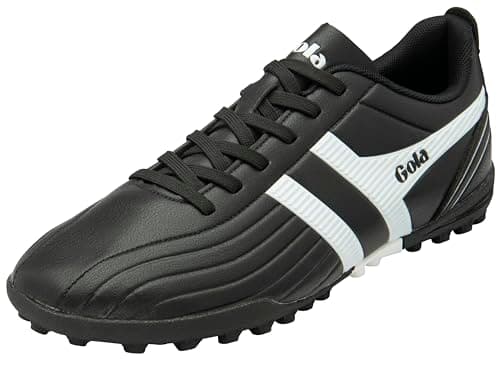 Image of Gola Men's Super Cobra Turf Football Shoe, Black/White, 9 UK