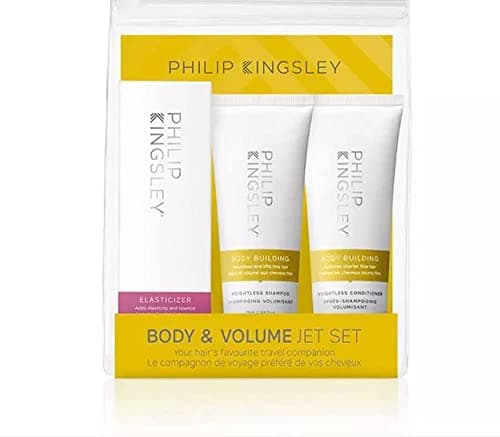 Image of Philip Kingsley | Body & Volume Haircare Travel Set | Contains Elasticizer, Body Building Shampoo and Body Building Conditioner | Hair Travel Essentials | 3 x 75ml