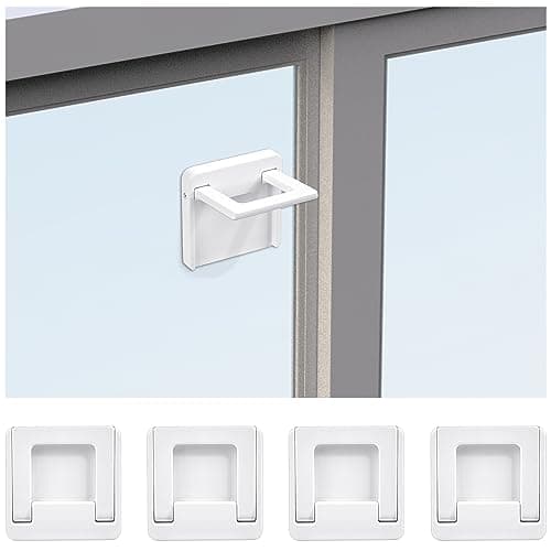 Image of Vicloon Baby Sliding Door Locks, 4 Pcs Sliding Glass Door Child Lock, Slidings Closet Doors Lock, Baby and Pets Proof Slidings Doors, Keyless Child Safety Locks for Patios, Closet