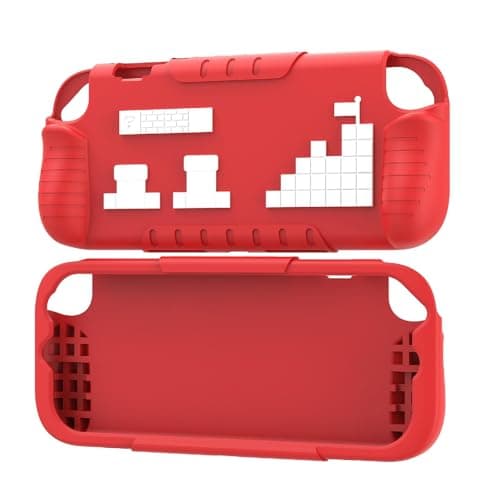 Image of GIOPUEY Case Compatible with Nintendo Switch 2, Ultra-thin soft Cilicone Cover, Slim-Fit,Anti-Fall,Not Easy to Dirty - Red