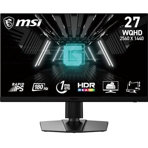 Image of MSI G272QPF 27" Widescreen IPS LED Black Monitor (2560x1440/1ms/2xHDMI/DisplayPort)