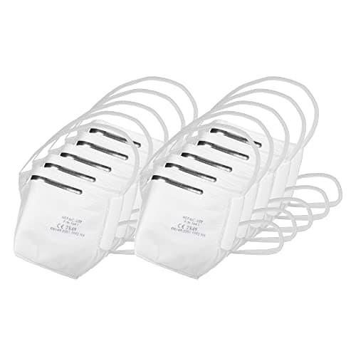 Image of Trend Lightweight FFP2 HEPAC Filter Mask, Pack of 10, Efficient Particulate Capture & Day-Long Comfort, RPE/FFP2/A/10