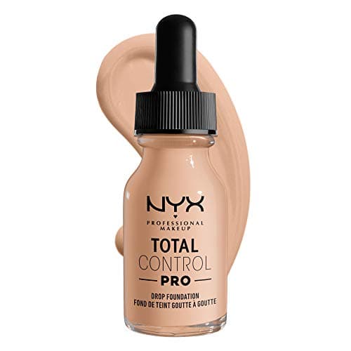 Image of NYX Professional Makeup Total Control Pro Drop Foundation, Precise Dosage, Customised and Buildable Coverage, Vegan Formula, True-to-Skin Finish, 13 ml, Shade: Light