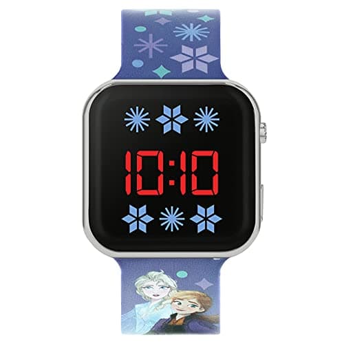 Image of Disney Frozen Girl's Analog Quartz Watch with Silicone Strap FZN4733ARG