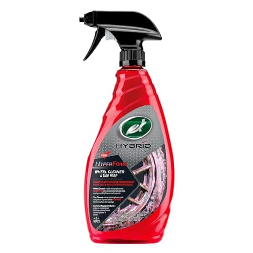 Image of Turtle Wax Hybrid Solutions Hyper Foam Wheel and Tyre Cleaner, High-Foaming Formula, Removes Dirt, Iron & Break Dust, Perfect Prep for Tyre Shine, Safe for All Wheels, 680ml (Pack of 1)