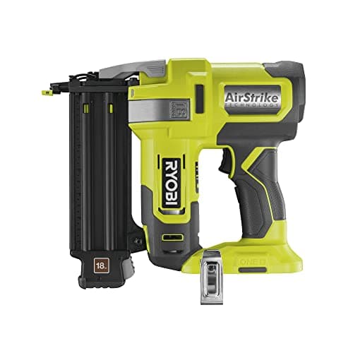 Image of RYOBI R18GN18-0 18V ONE Plus Cordless 18 Gauge Nailer Bare Tool, One Size, Hyper Green