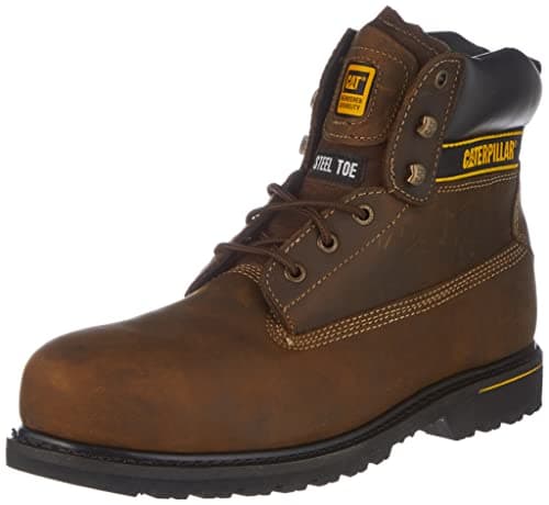 Image of CAT Mens 16106-21207-07 Work Boots, Brown, 9 UK