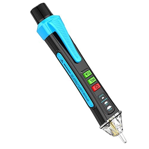 Image of Aicevoos A1 Voltage Tester/Non-Contact Voltage Tester with Range AC 12V-1000V/48V-1000V, Live/Null Wire Tester, Electrical Tester with Flashlight, Buzzer Alarm, Wire Breakpoint Finder
