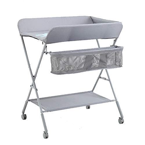 Image of MObyat Baby Changing Table,Bedding Changing Table,Baby Care Station Height Adjustable Touching Table Bathing Changing Clothes Multifunction Foldable 2 Color 29 × 25 × Inch