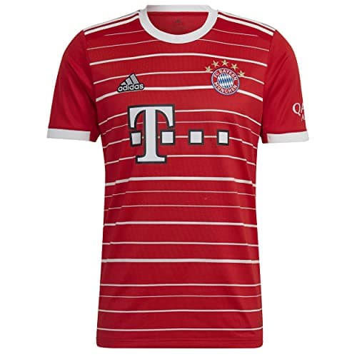 Image of adidas FC Bayern 22/23 Home Jersey (as1, Alpha, l, Regular, Regular, Large) Red