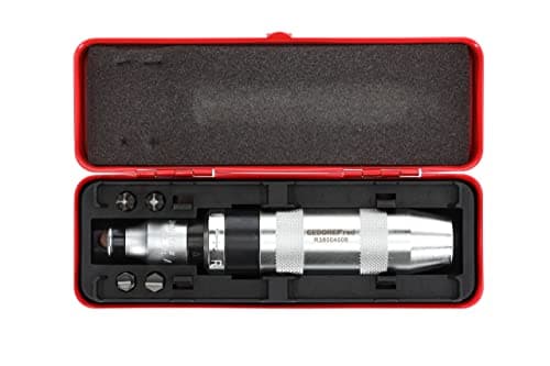 Image of GEDORE red Screw remover set, 6-piece, 1/2", Right and left, Hand-operated impact driver set with bits, Hammer-actuated, R38004006
