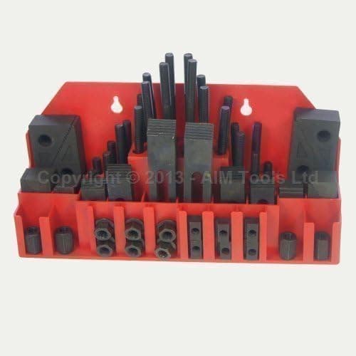 Image of KATSU 58PCs Milling Clamping Kit M10 Metric Engineering Precision Universal T-Slot Clamp Set for CNC Lathe Mill Metal Cutting Machine Mold Tool 402215