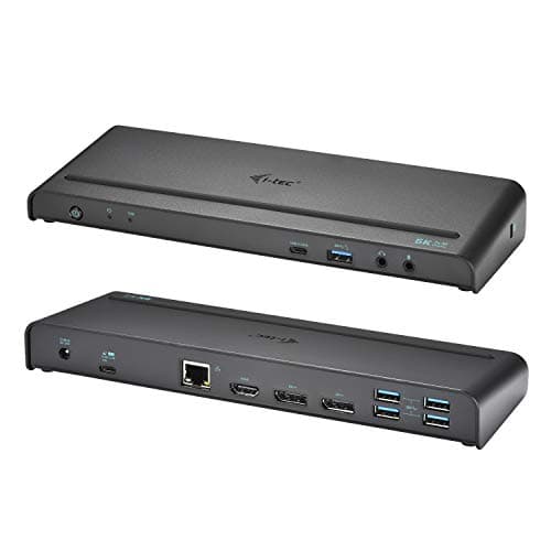 Image of I-TEC DOCKING STATIONS I-TEC USB-C/A TRIPLE 4K DOCK UK 2XDP 1XHDMI 5XUSB 3.0 1XUSB-C PD