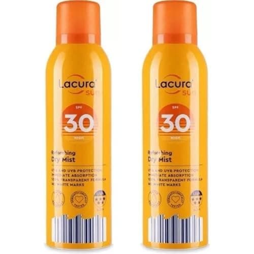 Image of Ark Future Lacura Sun Shield Dry Mist Spray SPF 30 – Pack of 2 x 200mL Each | Water-Resistant, Fast-Absorbing, 360° Spray, 5-Star UVA Protection, Dermatologist-Tested