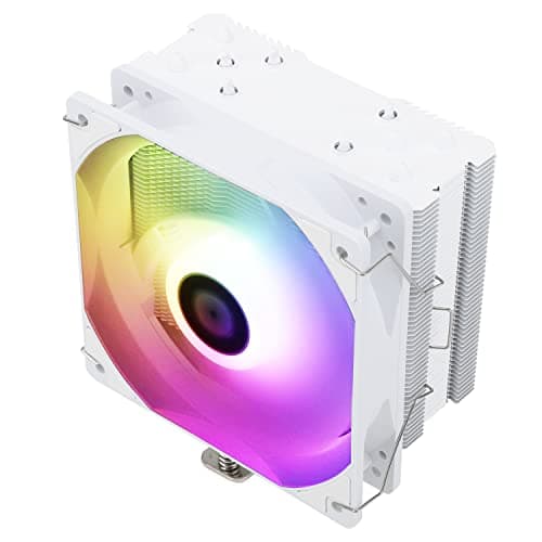 Image of Thermalright Assassin King 120 SE WHITE ARGB CPU Air Cooler, AK120 SE WHITE ARB, 5 Heatpipes, TL-C12CW-S PWM Quiet Fan CPU Cooler With S-FDB Bearing, for AMD AM4/AM5 Intel LGA1700/1150/1151/1200