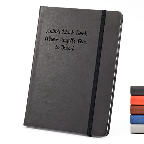 Image of Personalised Custom Premium Hardcover Notebook | Design A Truly Unique Journal | Laser Engraved Gift Idea - A5, black