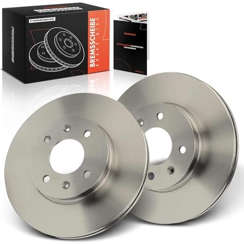 Image of Frankberg Brake Disc Set incl. 2x Discs Front Vented Ø256mm Compatible with i20 PB PBT Rio II JB Accent III MC Accent III Saloon Replace# 517121G000