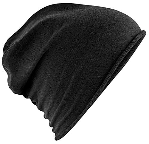 Image of Beechfield B361 Jersey Beanie - Black - One Size