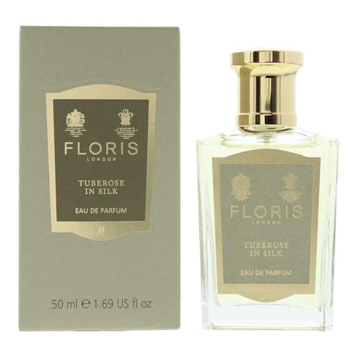 Image of Floris London Tuberose In Silk Eau de Parfum (50ml) - Elegant & Floral Fragrance | Enhanced with Bergamot, Amber & Iris | Perfect for Day & Evening Wear | Luxurious Scent With Silky Allure