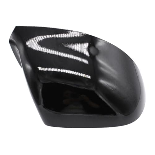 Image of 1 PC SHLPDFM Gloss Black Wing Mirror Cover Right Drivers Side 7E1857528G Fits for VW Volkswagen Transporter T5 T5.1 2010-2015, T6 2016-2019