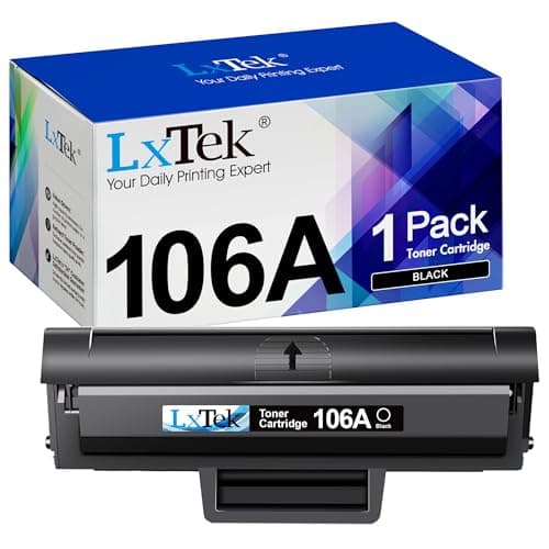 Image of LxTek Compatible Toner Cartridge Replacement for HP 106A W1106A for Laser 107a 107r 107w HP Laser MFP 135a 135r 135w 135wg 137fnw 137fwg (Black)