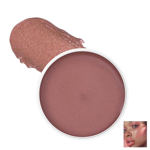Image of Radiant Glow Shimmering Miracle Balm - Multi-Use Highlighter Cream for Natural Radiance | Glitter for Face, Lips & Body | Moisturizing Formula Perfect for Cheeks & Eyes (3# Sheer Pink)