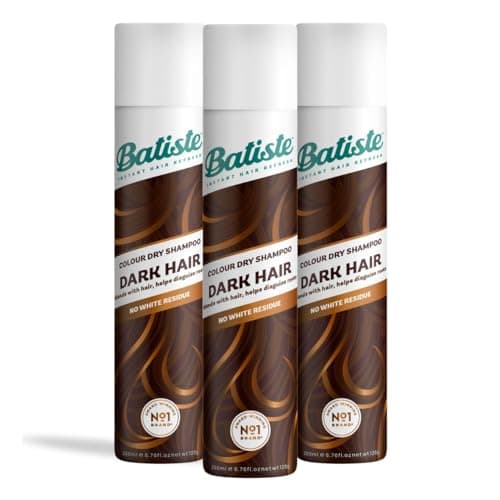 Image of Batiste Colour Dry Shampoo - Black and Dark Brown, 200 ml (Packaging may Vary) (Pack of 3)