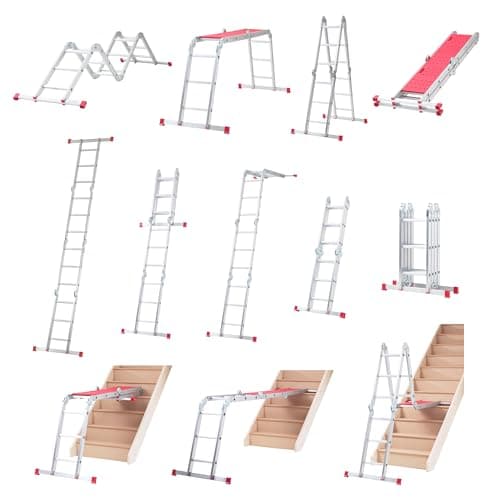 Image of Werner Multi-Purpose Ladder 12 in 1 with Platform