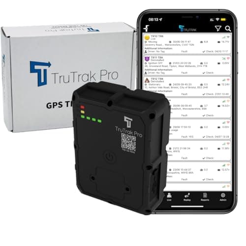 Image of TruTrak Pro 4G - GAT24 Rechargeable Magnetic GPS Tracker, Car Van Motorbike Caravan.195 Countries, 720 Day Standby, Live Tracking and Notifications,14 Day Free Trial+SIM Included, UK Company