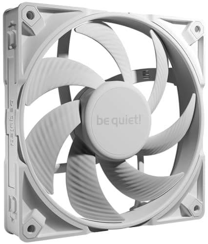 Image of be quiet! Silent Wings Pro 4 140mm PWM White PC Case fan, optimized fan blades, extraordinary high performance, Speed Switch for changing maximum PWM speed, 6-pole fan motor, fluid-dynamic bearing