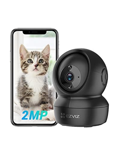 Image of EZVIZ Indoor Camera No Monthly Fee, 256GB Supports, Baby Monitor Camera, Pet Camera. Motion Detection, Auto Tracking, Night Vision, Alarm, Two Way Audio, 2.4G Wifi, Alexa Google IFTTT Control(C6N 2MP)