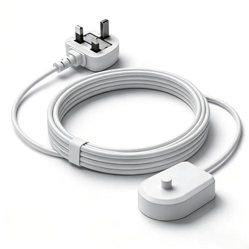 Image of Superer Electric Toothbrush Charger Fit for Philips Sonicare HX3000 HX6000 HX6100 HX8000 HX9000 3100 4100 4300 5300 6100 6500 R Series UK Plug, IP67 Waterproof, Portable Inductive Base, 1.2M