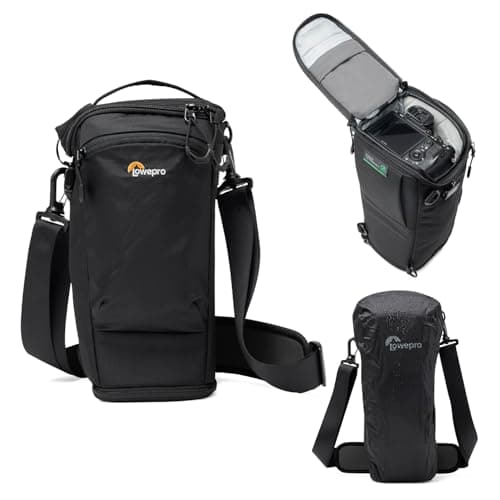 Image of Lowepro ProTactic TLZ 75 Slim AW III Toploader Camera Bag, Camera Case for DSLR, Mirrorless, Vol. 4.5L, Dim: 37x10.5x14cm for Cameras w/Lens Attached, Modular Shoulder Bag, for Photographer/Video