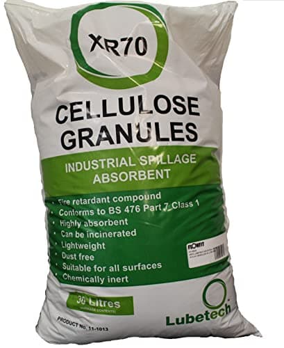 Image of Flowfit Eco-Sustainable Granules Absorbent Compound, 30L Bag, Industrial Spillage Absorbent, Fire Retardent Compound, for Oil Water Fuel Cleaning
