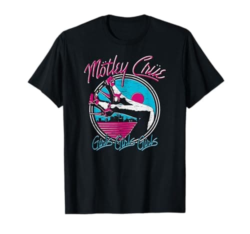 Image of Mötley Crüe Girls Girls Heels T-Shirt