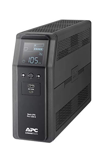 Image of APC By Schneider Electric Back UPS PRO - BR1200SI - UPS 1200VA (8 IEC Outlets, LCD Interface, Sinewave Power Output)