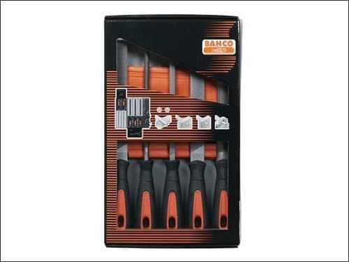 Image of File Set 5 piece 1-478-08-1-2 200mm (8in)(BAHCO 1-478-08-1-2)