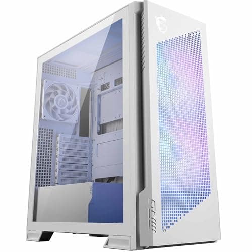 Image of MPG VELOX 300R AIRFLOW PZ WHITE - Mid-tower Gaming PC Case - 160 mm Dual Layer Blades Fan - Supports up to 360 mm radiator - EZ DIY Features - Back-connect ATX Motherboard support