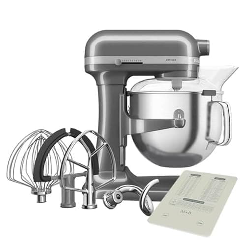 Image of KitchenAid 6.6L Bowl Lift Artisan Mixer Medallion Silver (5KSM70SHXBMS)